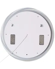LED Bathroom Mirror TANAY 60 cm 60 cm with Built-In Bluetooth Speaker Silver_932340