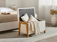 Storage Bench EDLAND Boucle White_1040757