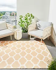 Ulkomatto AKSU Beige 140 x 200 cm kaksipuolinen_1177326