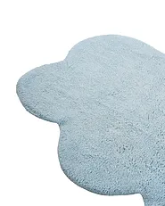 Kids Rug HODKA  Light Blue 80 x 120 cm Cotton with Cushion_1135128
