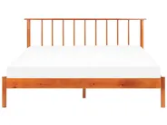 Säng med lamellram Furu BARRET 160 x 200 cm Brun_875150