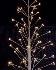 Outdoor Decoration LED ALBIONI 180 cm Tree White_1041851