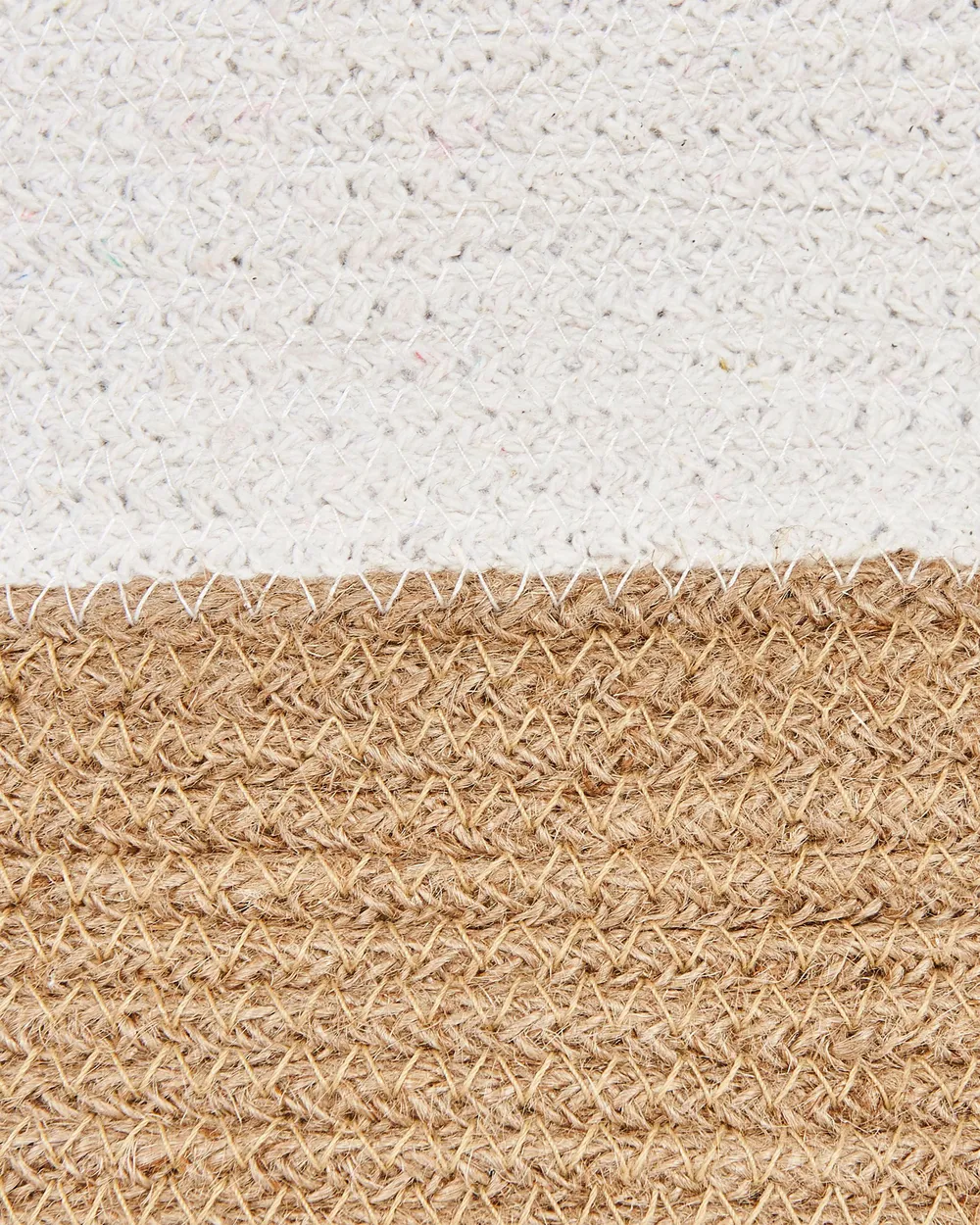 Set of 2 Baskets KAHAN Cotton White_837997
