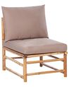 Garden 1-Seat Section CERRETO Bamboo Taupe