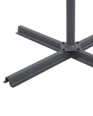 Cantilever Parasol LED 285 cm CORVAL Graphite Grey_778660
