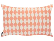 Set of 2 Outdoor Cushions GREVILLEA Checked 30 x 50 cm Light Red_1135537