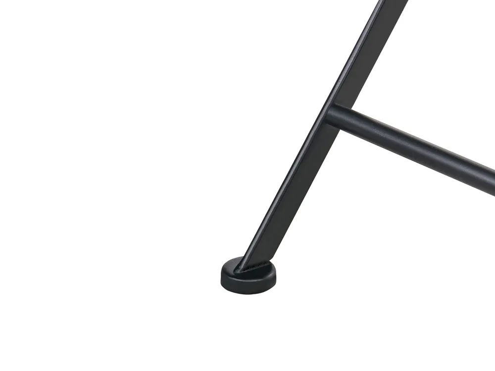 Caféset Fällbar ADRANO Metall Terrazzoeffekt Svart_1021748