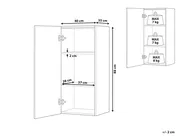 Veggmontert baderomsskap BILBAO 40 cm Hvit_774291