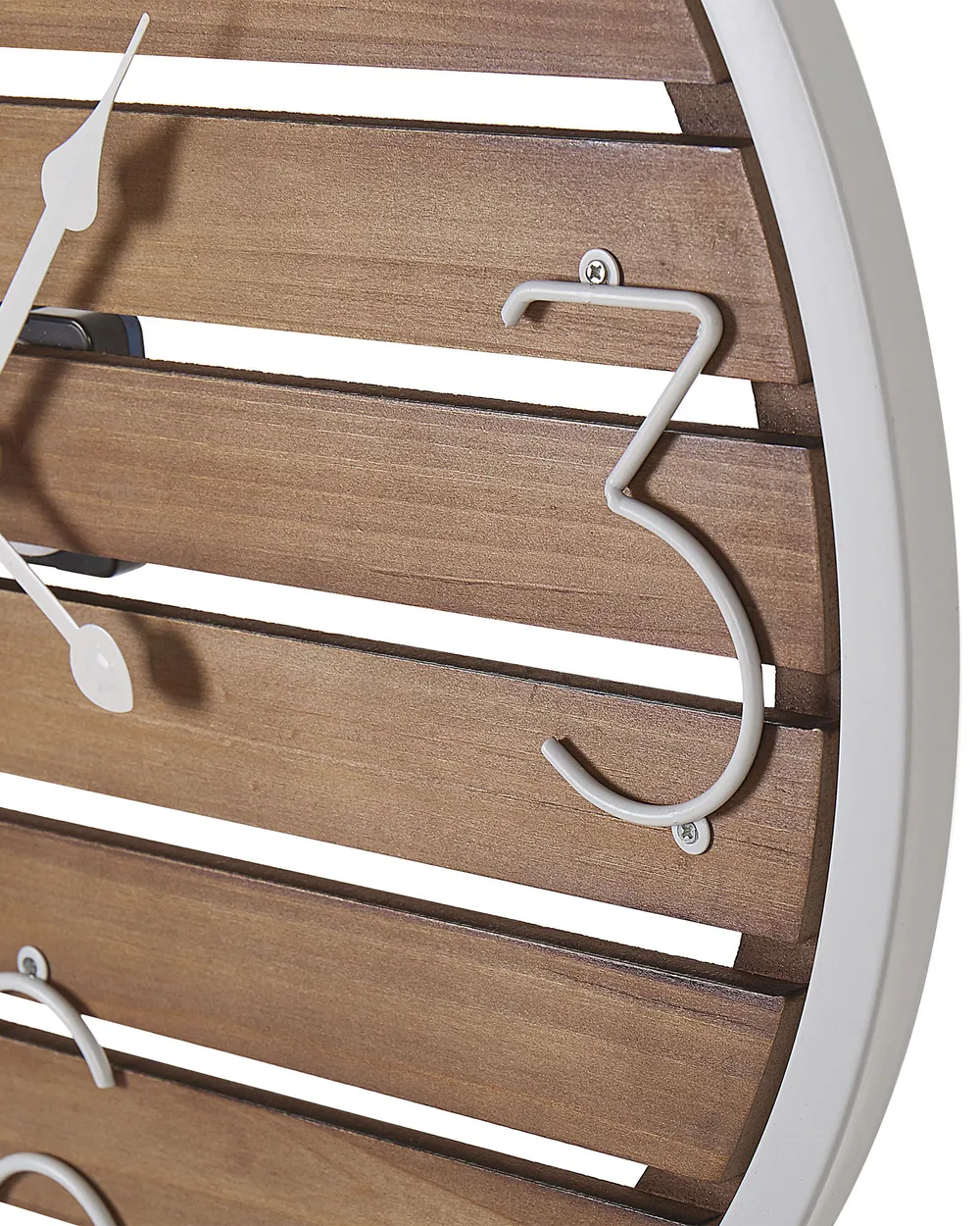 Wall Clock ARRIAGA 50 cm Fir Wood Dark Brown_796975