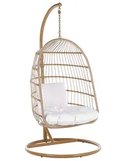 Hängstol med stativ ALLERA Konstrotting Beige_803273
