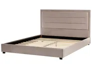Sänky sametti ROUEN 180 x 200 cm Ruskeanharmaa_1004666