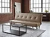 Bäddsoffa 3-sits DERBY Konstläder Beige