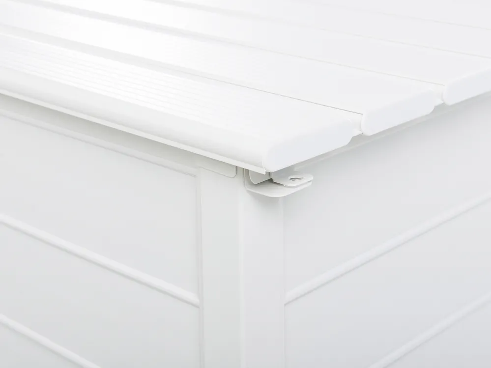 Storage Box CAMPALTO 123 cm 60 cm Metal White_937932