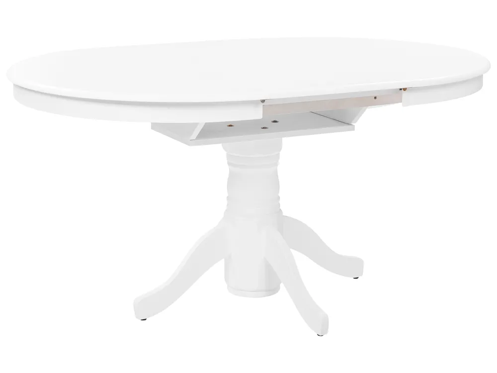 Extending Dining Table AKRON White 106/150 cm 106 cm