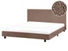 Waterbed Boucle ALBI 180 x 200 cm (EU Super King) Brown