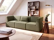 Hörnmodul LEMVIG Manchester Grön Högervänd_1146420