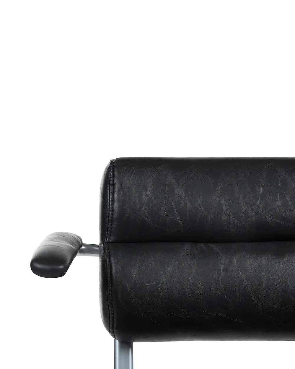 Desk Chair CANDOR Faux Leather Black_1136708