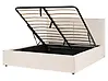 Ottoman Bed MOISSAC Fabric Beige 160 x 200 cm (EU King Size)