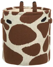 Set med 2 barnkorgar Giraff POMANG Bomull Brun_905361