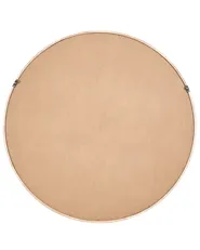 Wall Mirror CAZALIS 80 cm 80 cm Paulownia Wood Light Brown_1120762