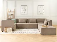 1-Seat Section LEMVIG Corduroy Taupe_876496