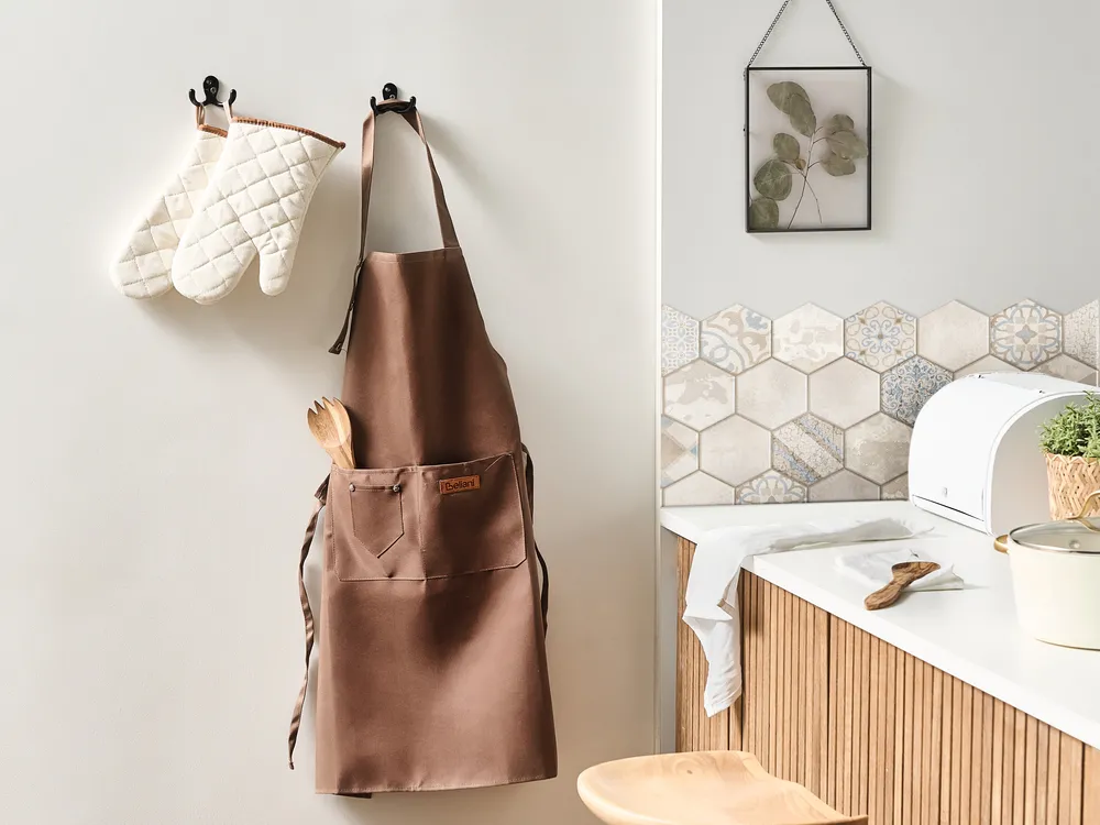 Kitchen Textiles Set DAUCUS Brown
