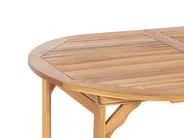 Garden Dining Set 8 Seater MAUI II with Cushions Acacia Wood Blue_926771