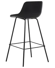 Set of 2 Bar Chairs EMMET Black_902763