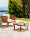 Garden Armchair BARATTI Acacia Wood Brown