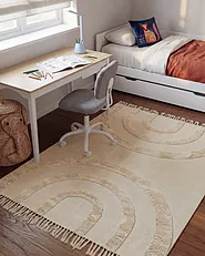 Barneteppe NAKO  Beige 140 x 200 cm Bomull_1135352