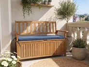 Bench Seat Pad Cushion SOVANA 108 x 45 cm Blue_1109964