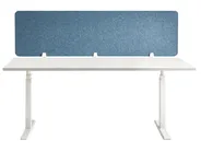 Skiljevägg för skrivbord SPLIT 180 x 50 cm Blå_1055996