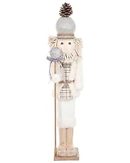 Koristesetti 2 kpl ALANIEMI 52/79 cm Pähkinänsärkijä Beige_1156619
