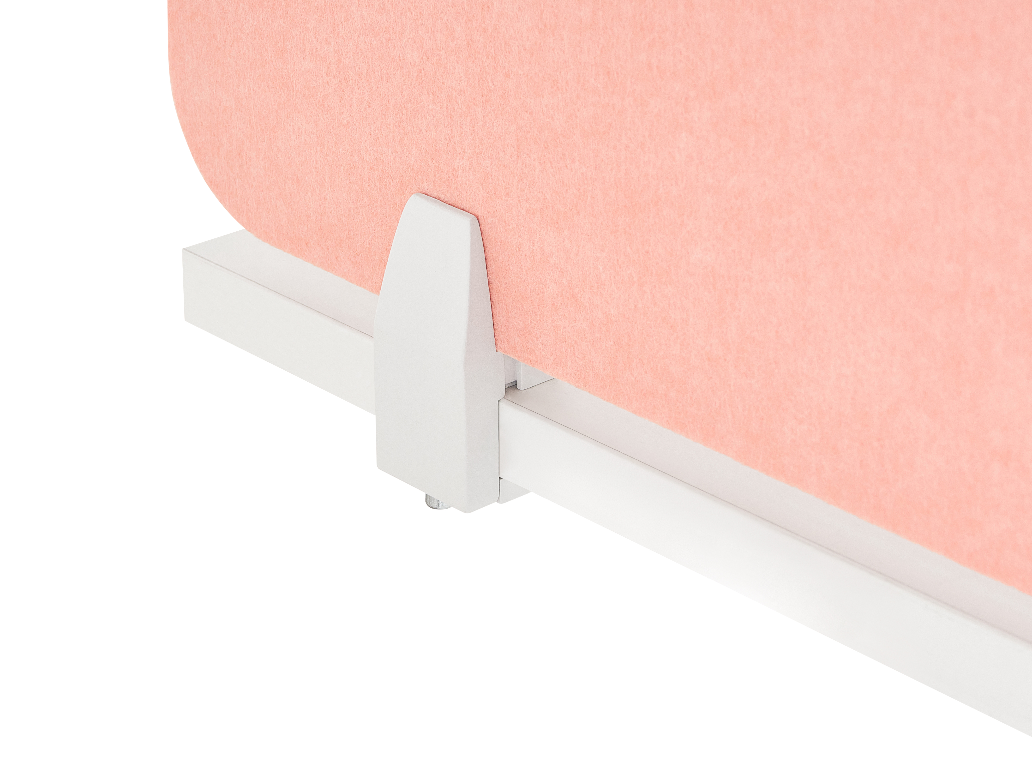 Desk Screen SPLIT 160 x 50 cm Peach Pink_1050631
