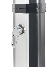 Freestanding Outdoor Solar Shower TOPOCALMA Silver_974578