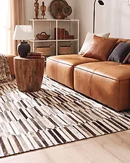 Matto KULALAR Beige 160 x 230 cm Nahka_787223