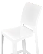 Set of 2 Bar Chairs WELLINGTON White_884225