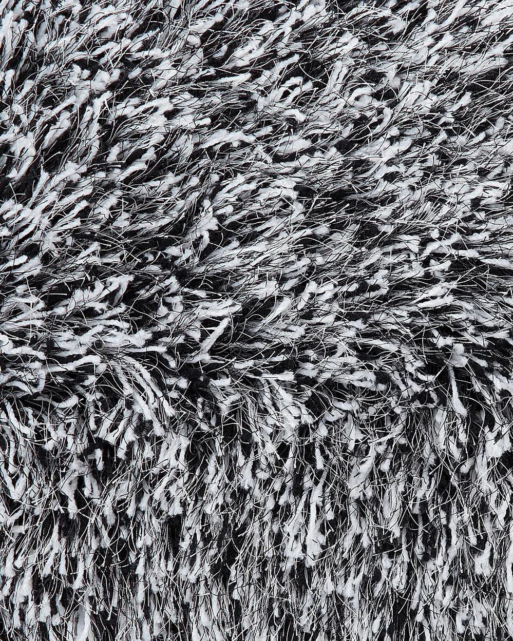 Shaggy Rug CIDE Black/ White 140 x 200 cm_746807