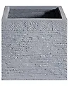 Kukkaruukku PAROS 30 cm Vaaleanharmaa
