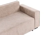Hörnbäddsoffa 3-sits EDANE med förvaring Beige Högervänd_1057081