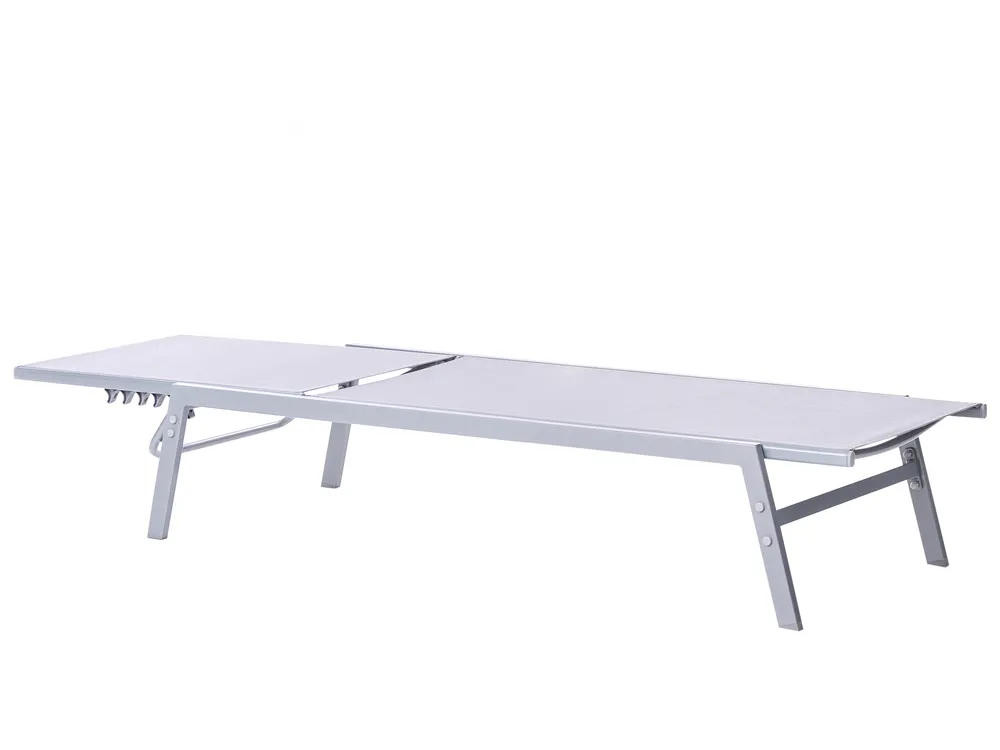 Sun Lounger NOLI Reclining Metal Grey_1027082