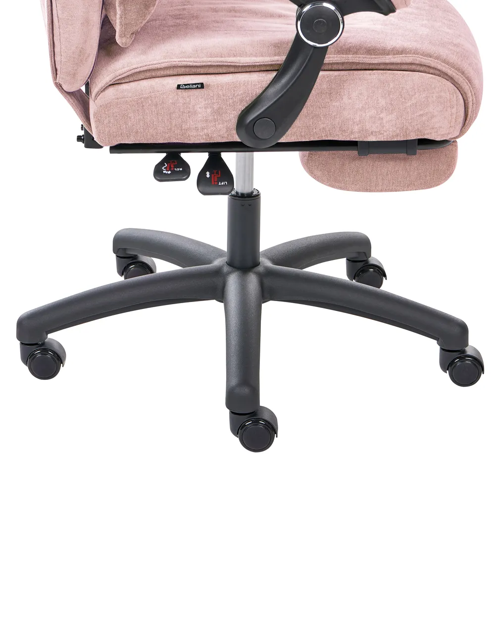 Kontorsfåtölj EATON Chenille Pastellrosa_1076945