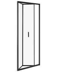Bi-Fold Shower Door NELTUME 800 x 1900 mm Black_998907