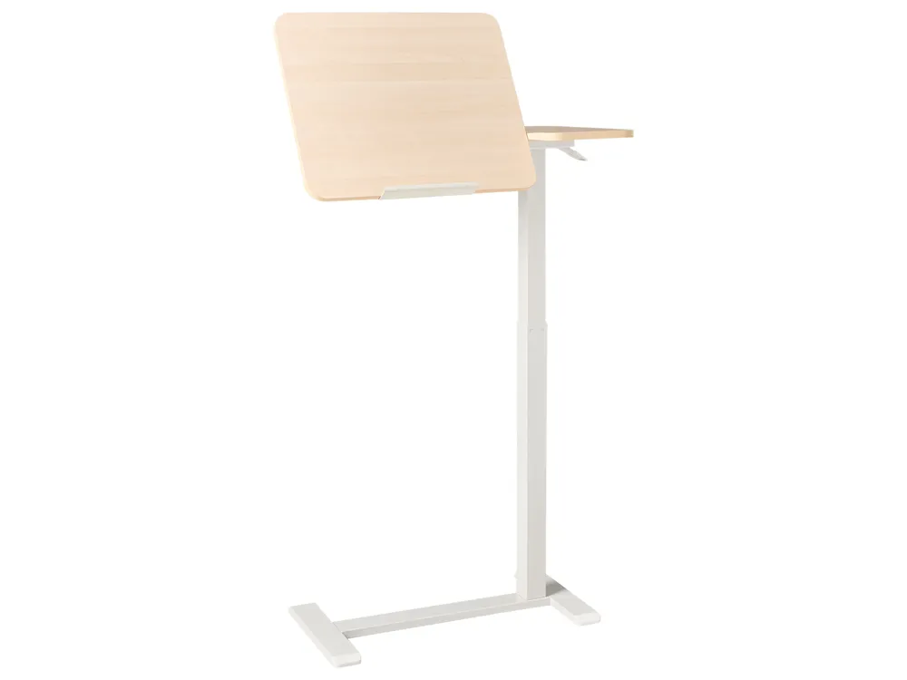 Manual Adjustable Laptop Stand SCHOLA 70 cm 40 cm Light Brown/ White