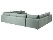 Modulär U-formad soffa 8-sits MESNALI Grön_1046805