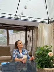Gazebo COLOS 400 cm 300 cm Metal Beige_827455