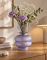 Flower Vase RODIA 24 cm Glass Violet