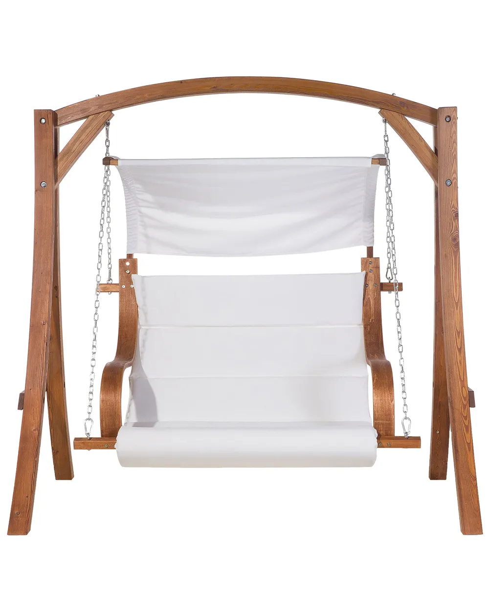 Patio Swing APRILIA Larch Wood Brown_679789
