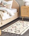 Matto CORUM Beige 80 x 150 cm Puuvilla