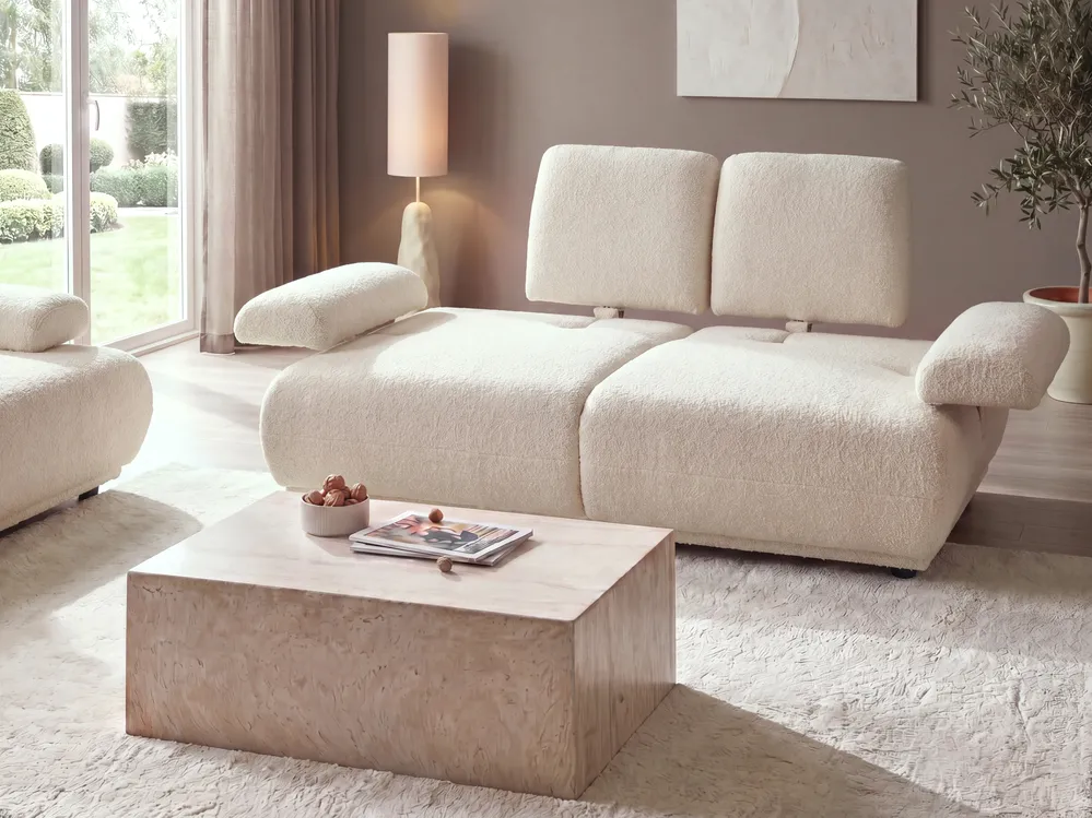 Sofa 2 Seater NACKA Boucle Off-White_1056743